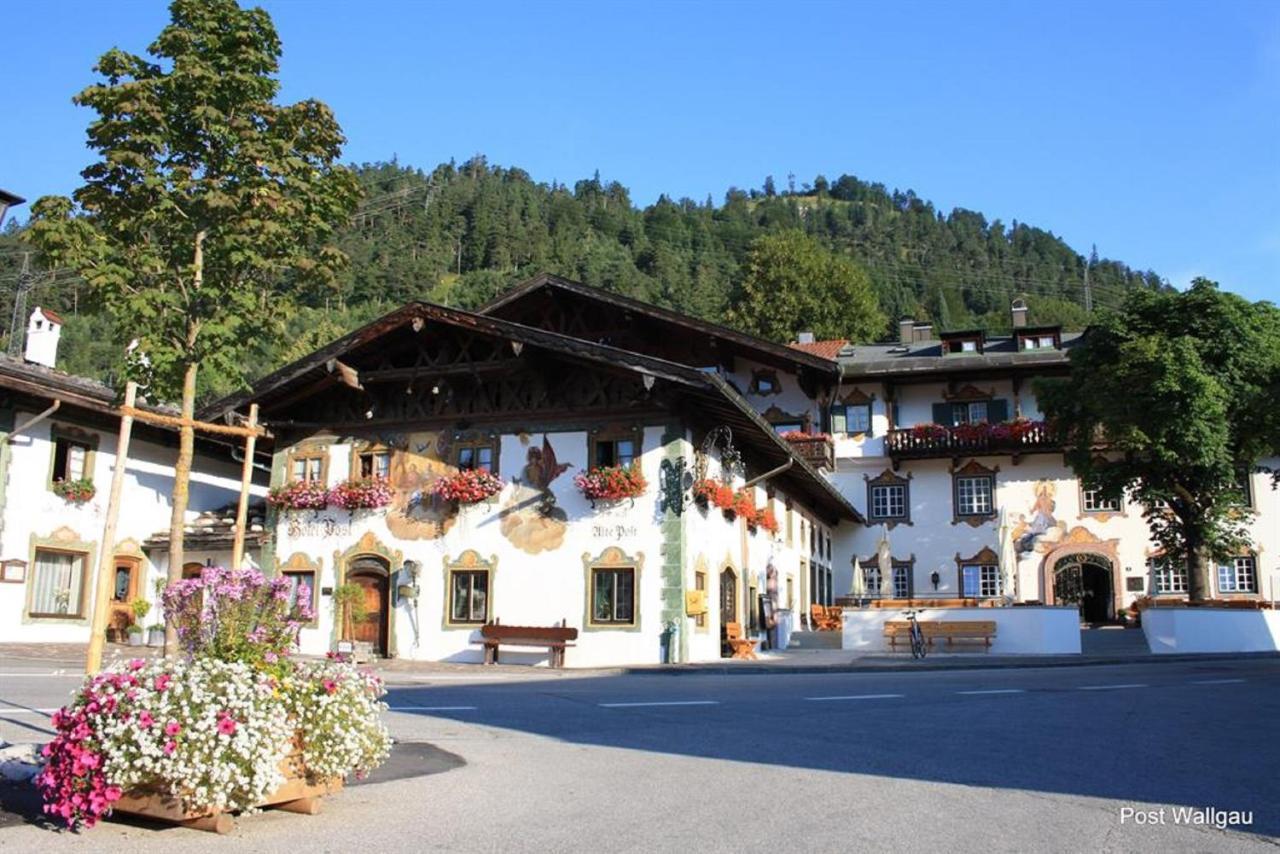 Gasthof & Hotel Zur Post Wallgau Exterior foto
