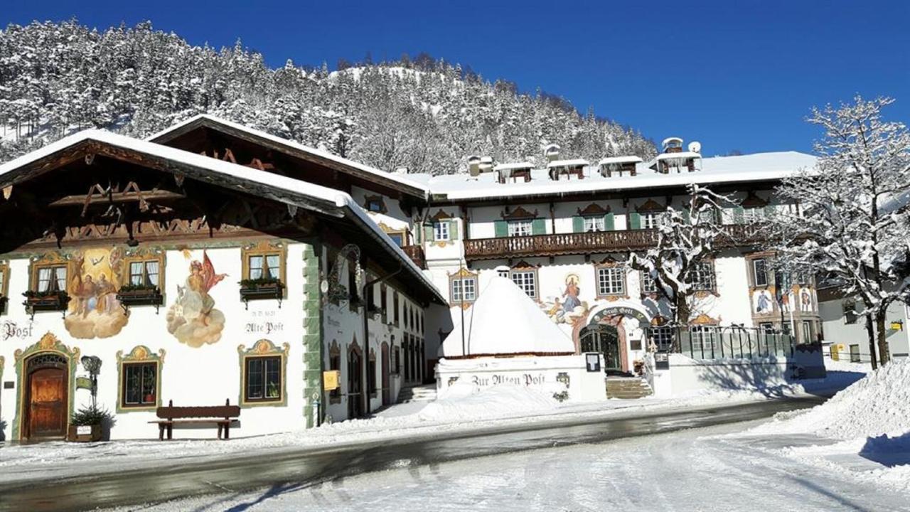 Gasthof & Hotel Zur Post Wallgau Exterior foto