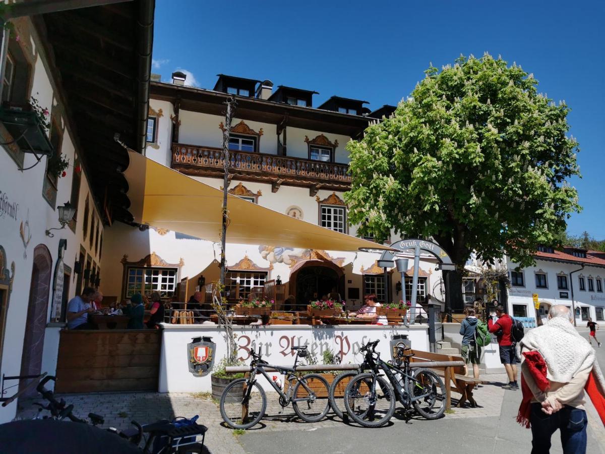 Gasthof & Hotel Zur Post Wallgau Exterior foto