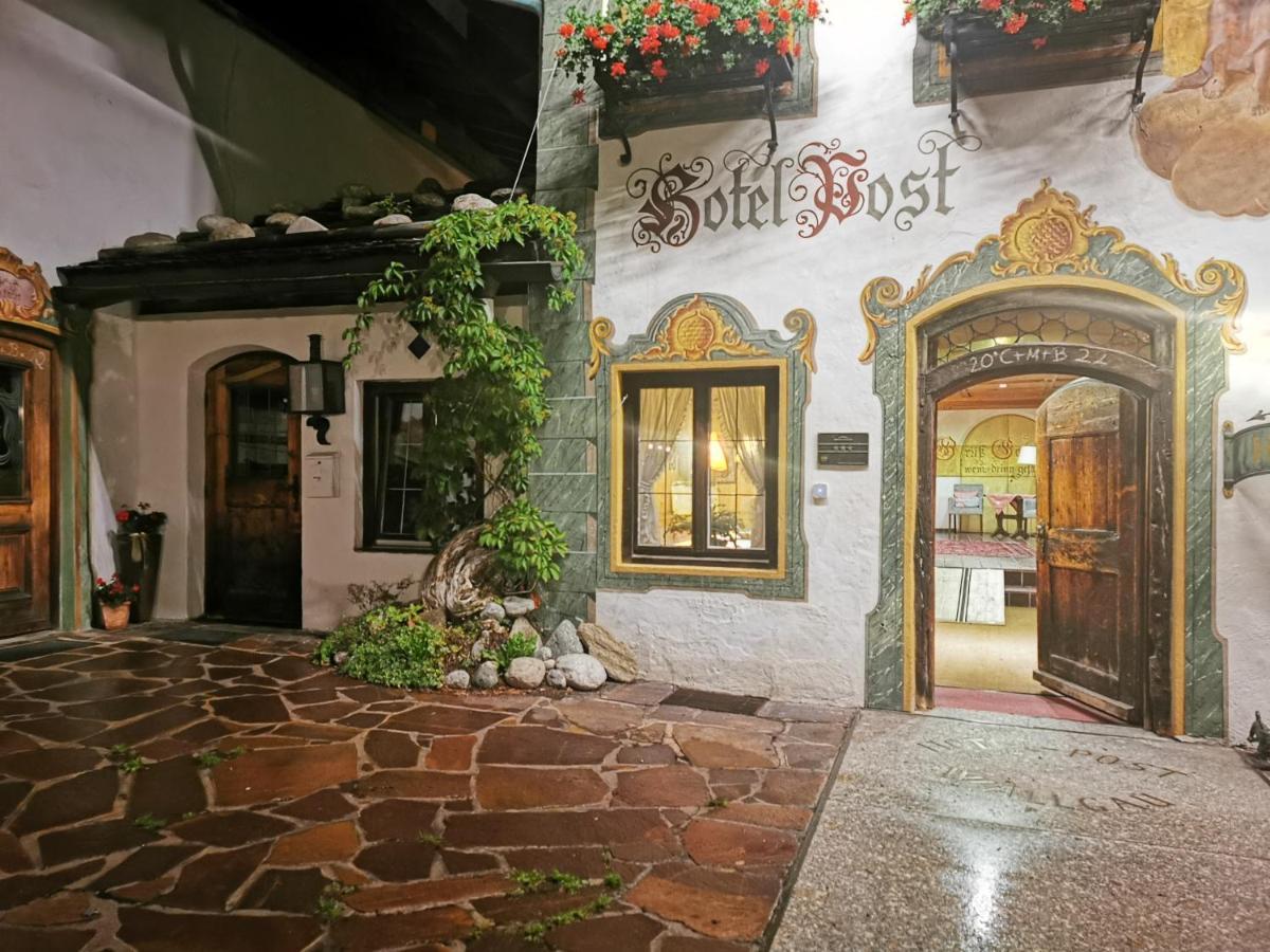 Gasthof & Hotel Zur Post Wallgau Exterior foto