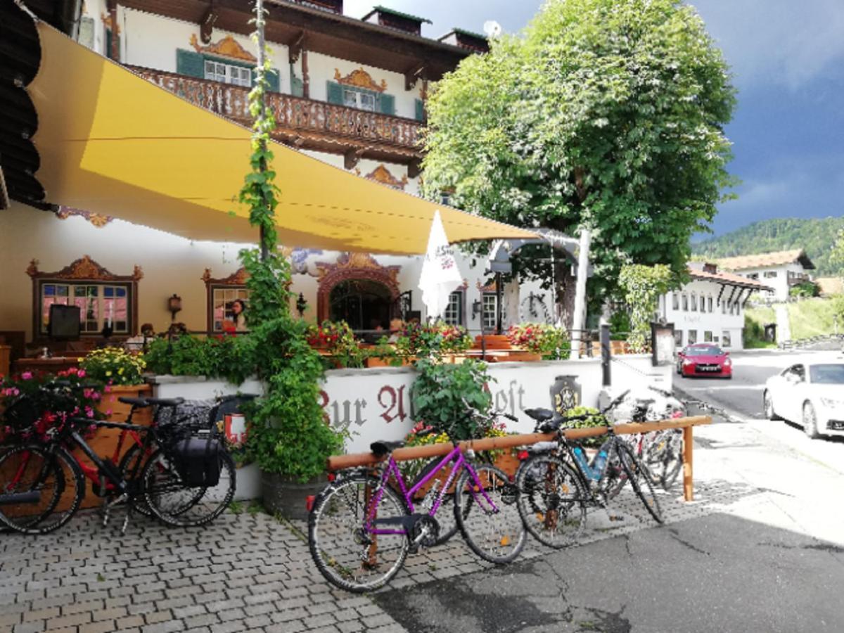 Gasthof & Hotel Zur Post Wallgau Exterior foto