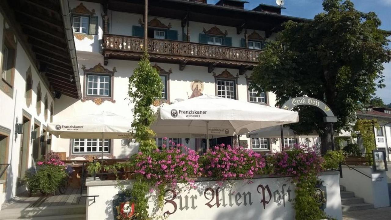 Gasthof & Hotel Zur Post Wallgau Exterior foto